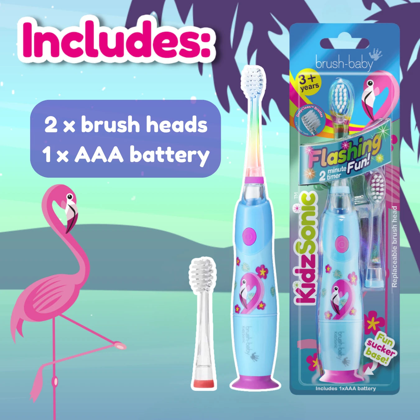 Flamingo KidzSonic® Kids Electric Toothbrush