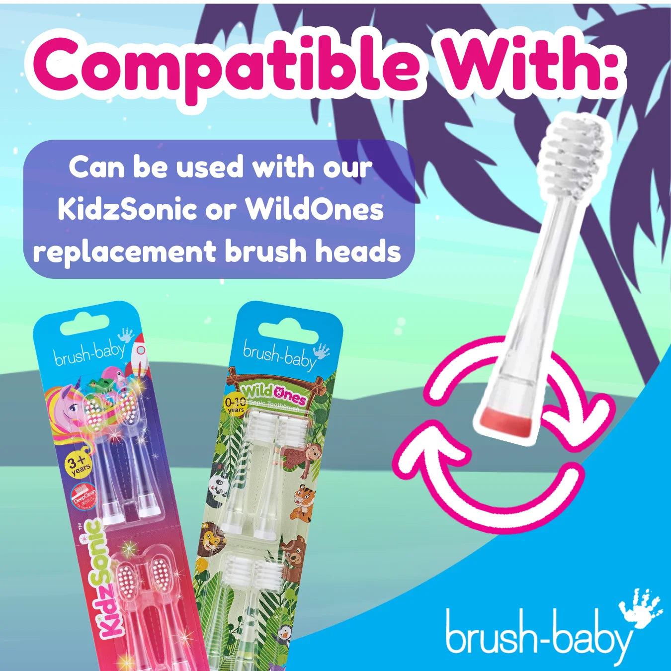 Flamingo KidzSonic® Kids Electric Toothbrush