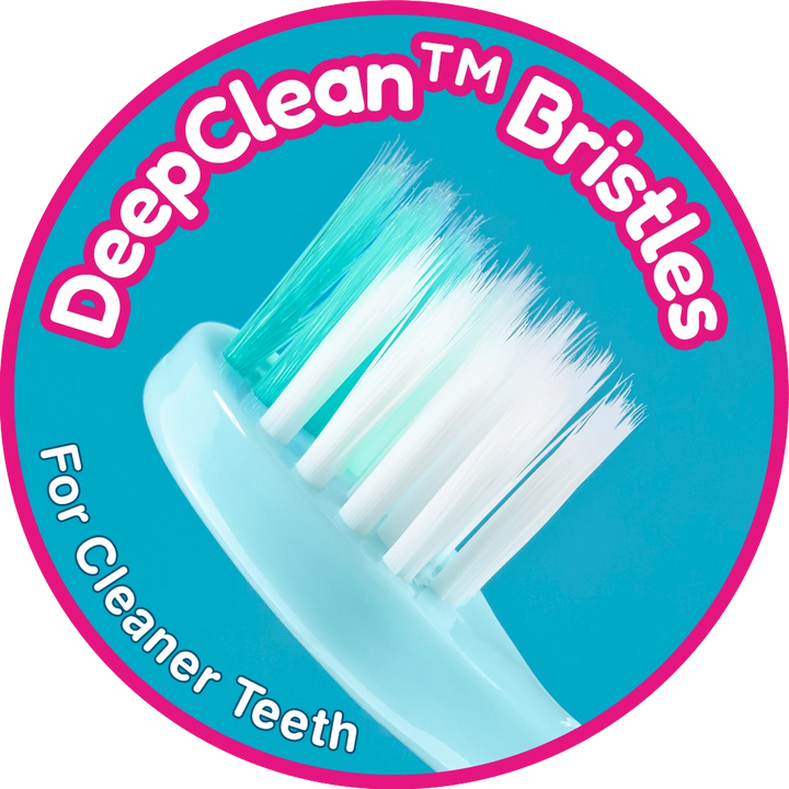Kids Toothbrush | Childrens Toothbrush | Deep Clean Bristles |