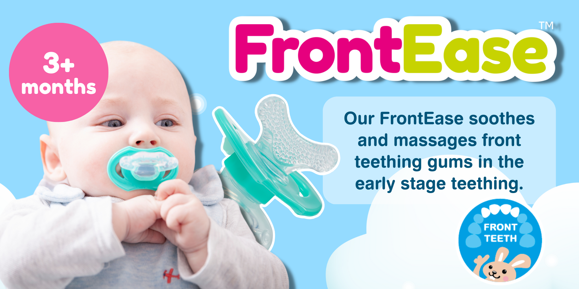 Front Ease teether for babies teething toddlers teething remedies