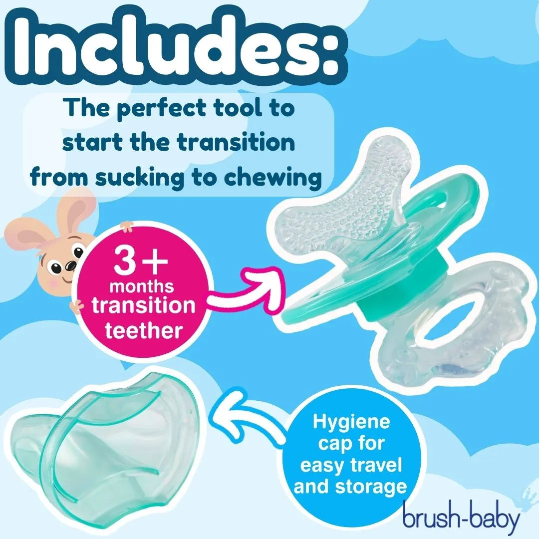 Baby Teething Wipes & FrontEase Baby Teether Set