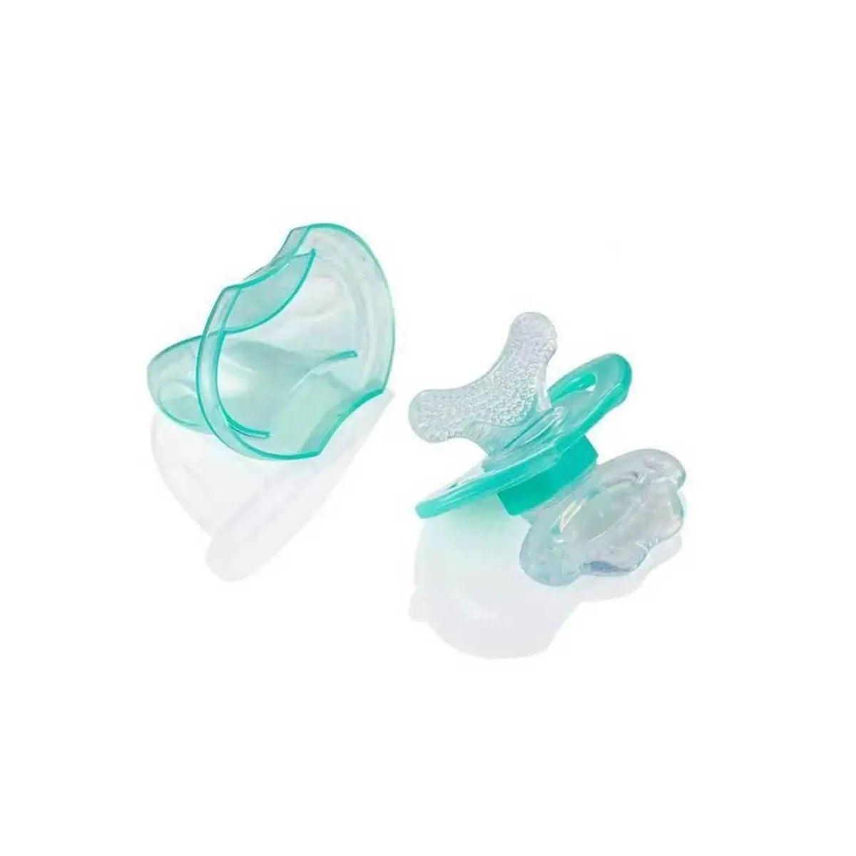 frontease teal teether by brushbaby for teething symptoms