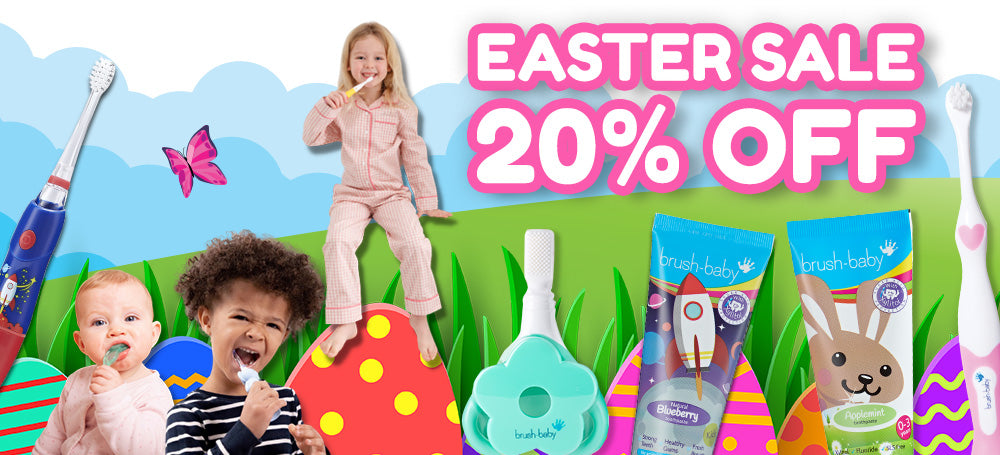 20% off Easter Sale Kids Toothbrushes