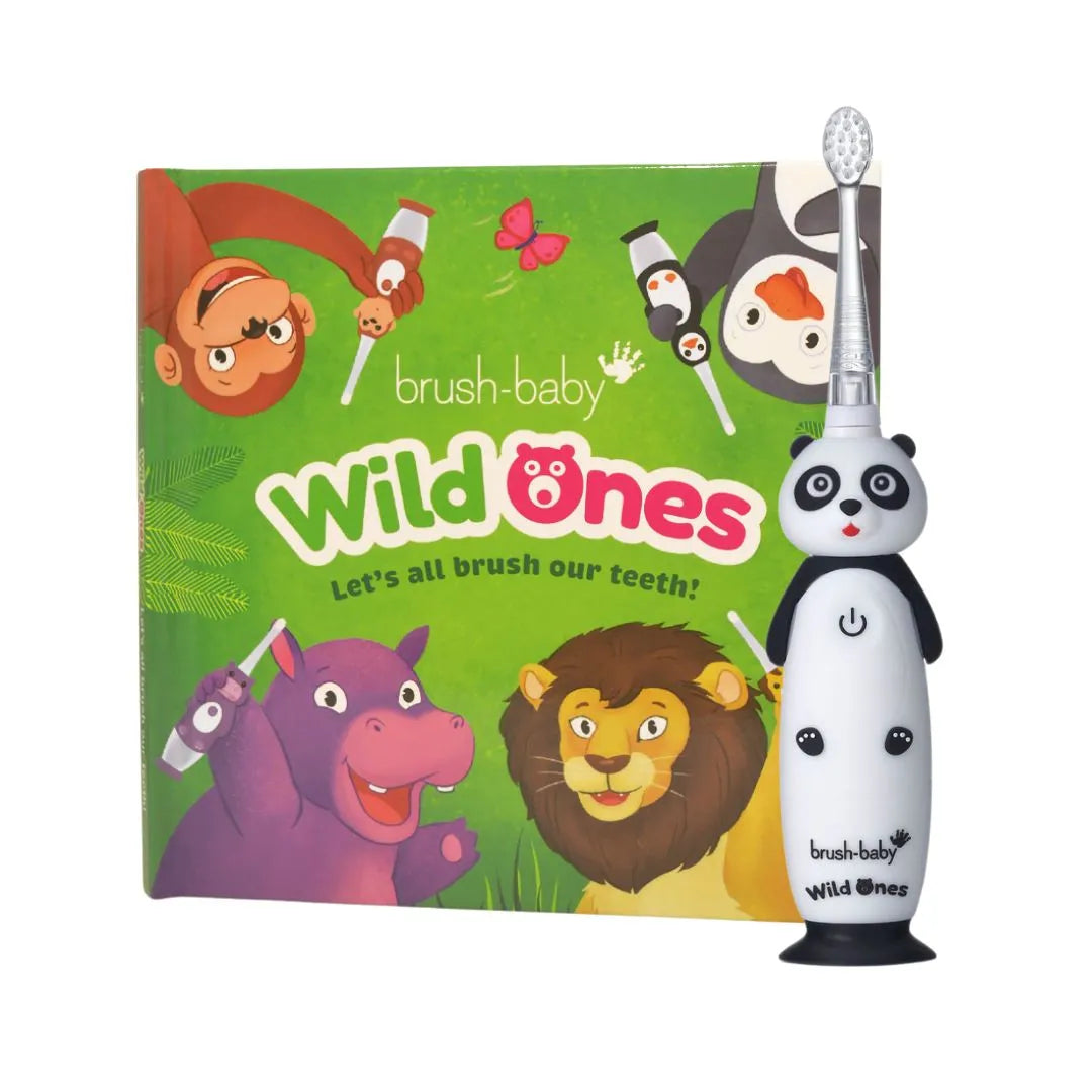 WildOnes™ Panda Rechargeable Kids Toothbrush Gift Set