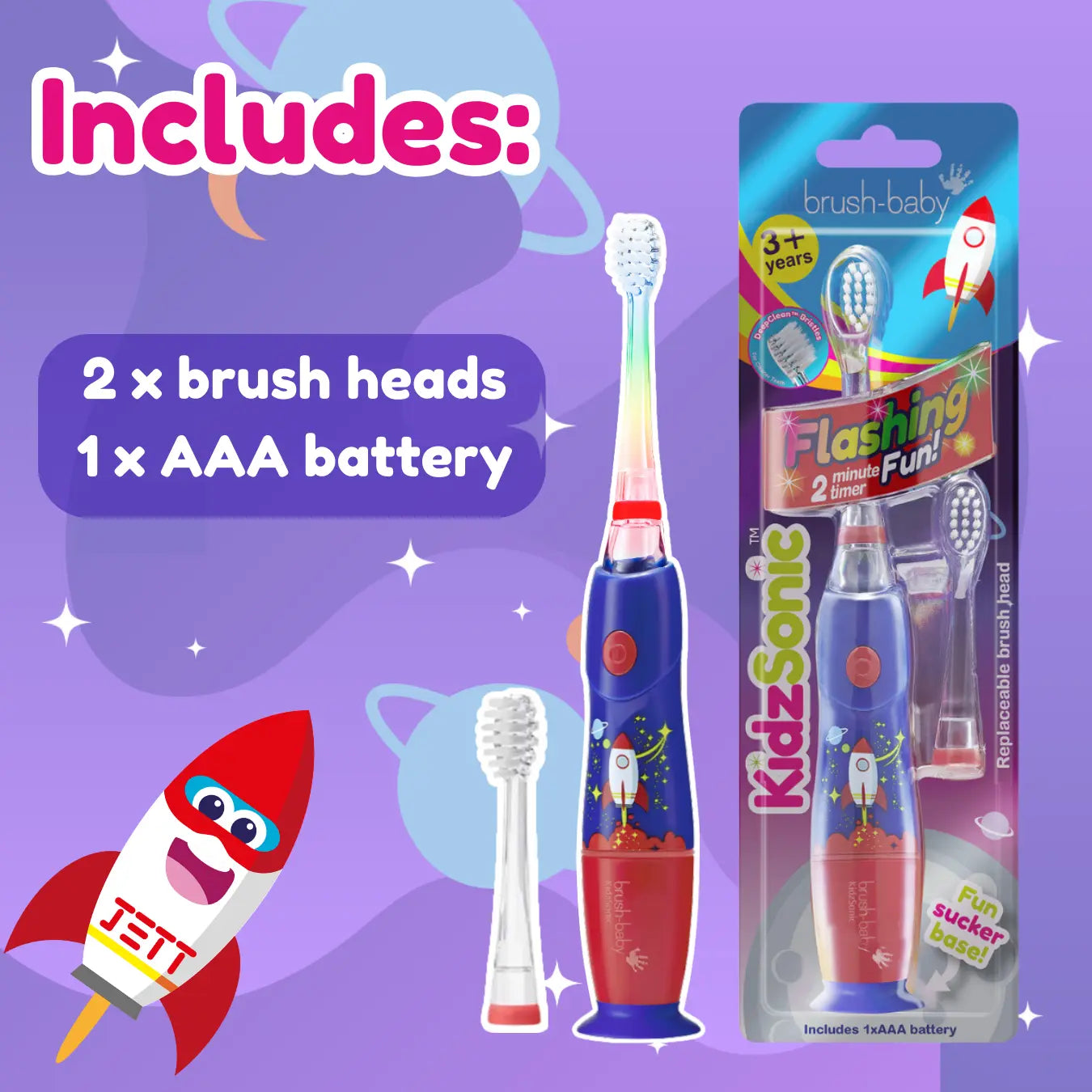 Rocket KidzSonic® Kids Electric Toothbrush