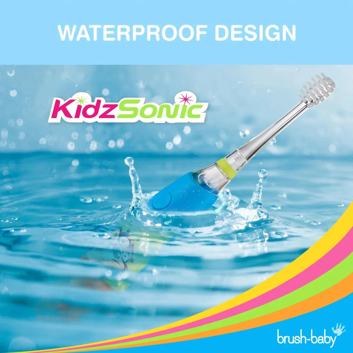 KidzSonic Child Electric Toothbrush (6+ Years) - Red - BrushBaby