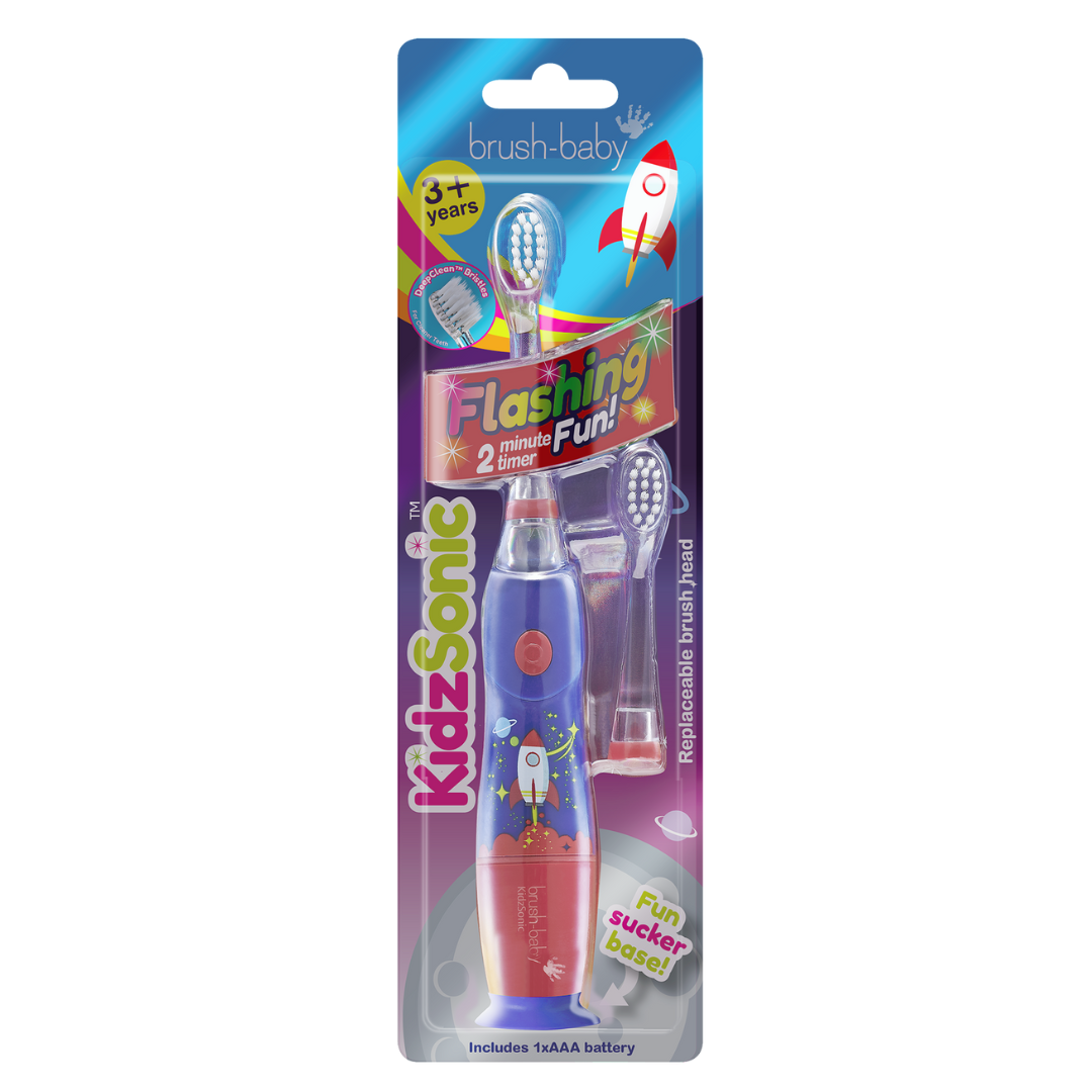 Childrens electric toothbrush rocket