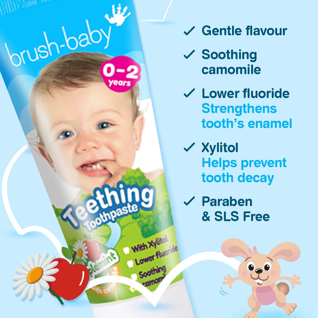 Teething Baby Toothpaste - 3 Pack