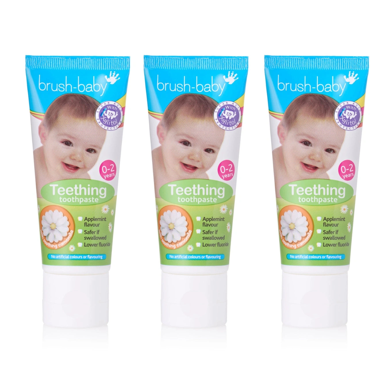 Teething Baby Toothpaste - 3 Pack