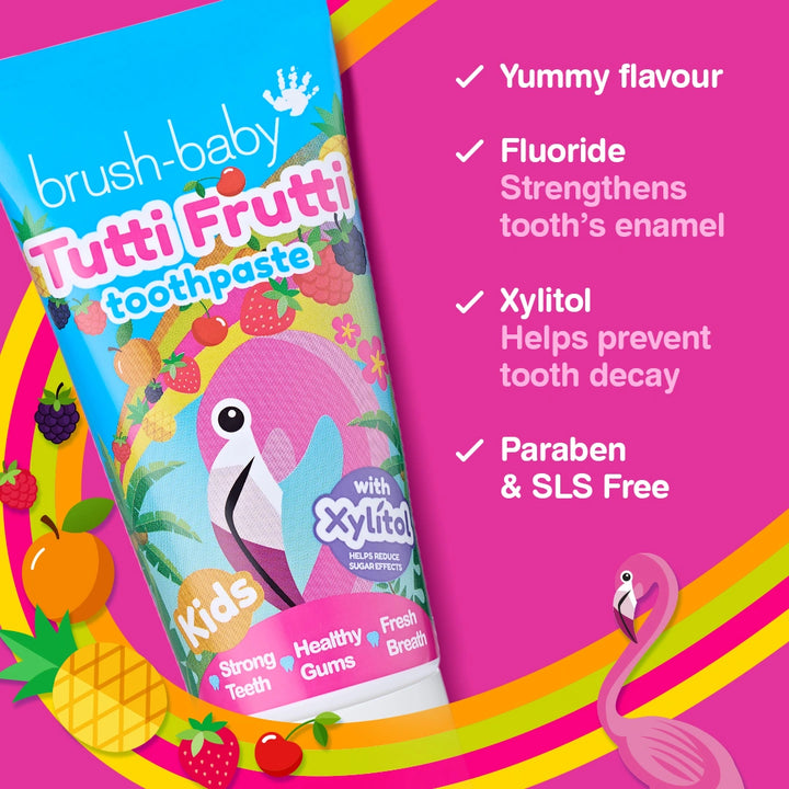 Tutti Frutti Flamingo Kids Toothpaste