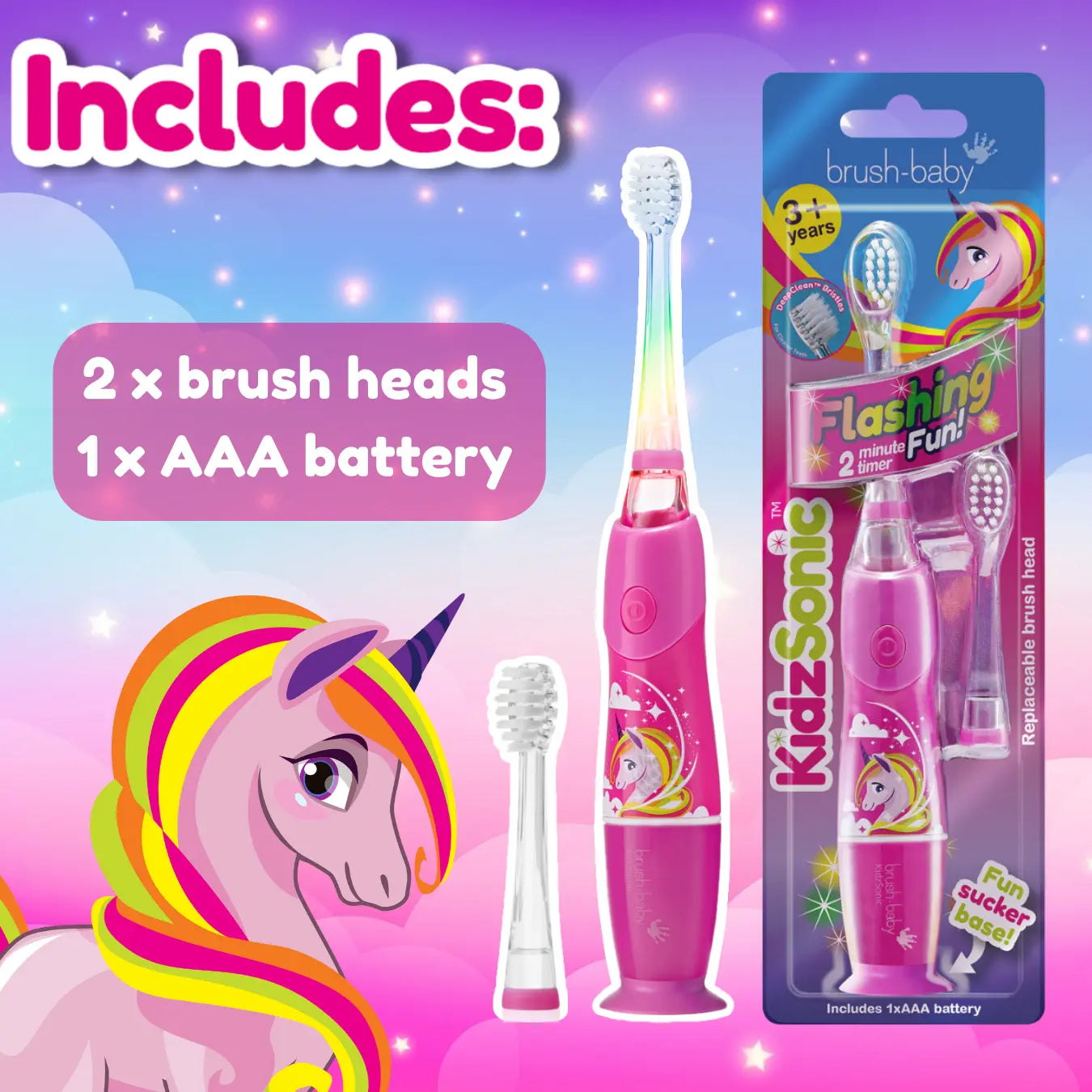 Unicorn KidzSonic® Kids Electric Toothbrush