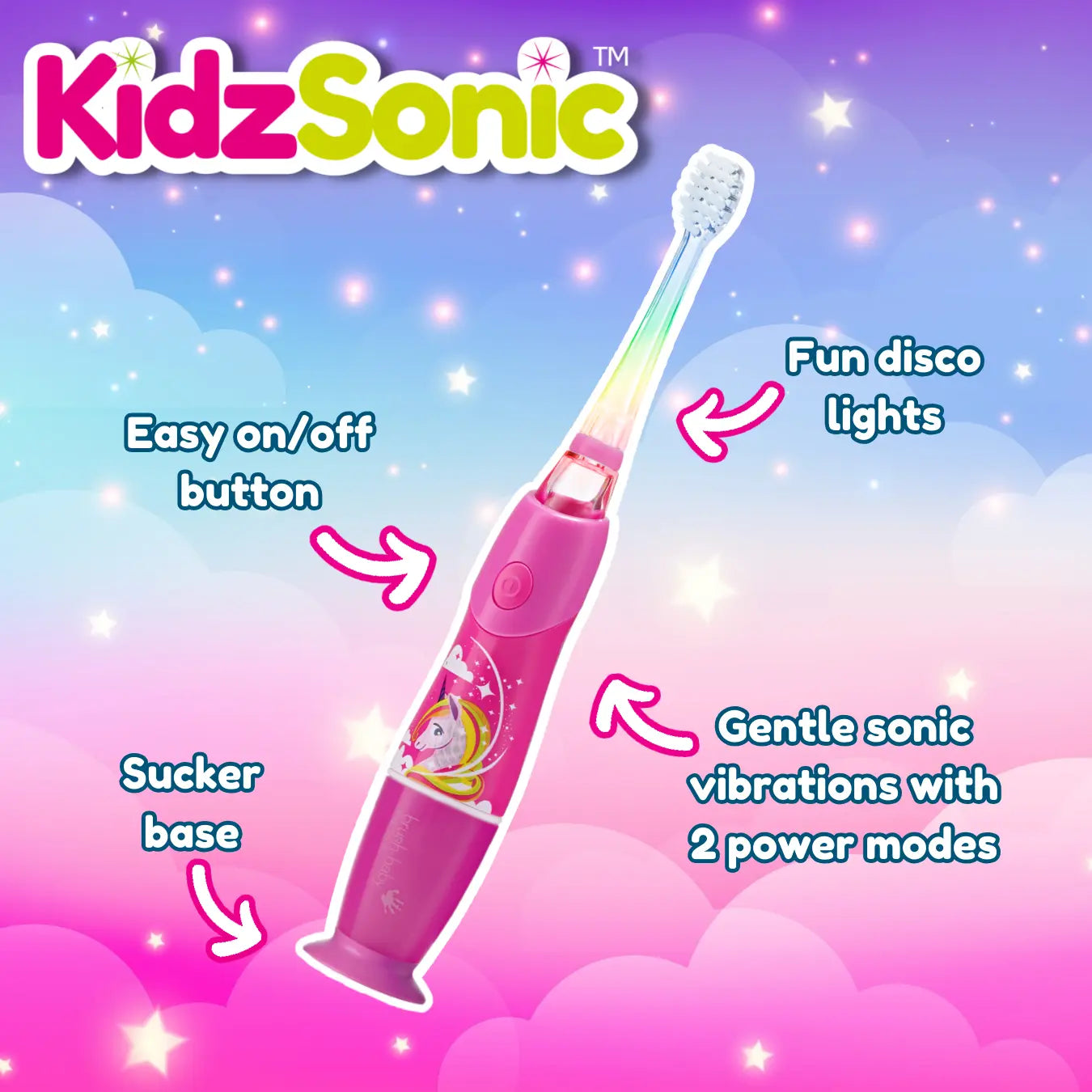 Unicorn KidzSonic® Kids Electric Toothbrush