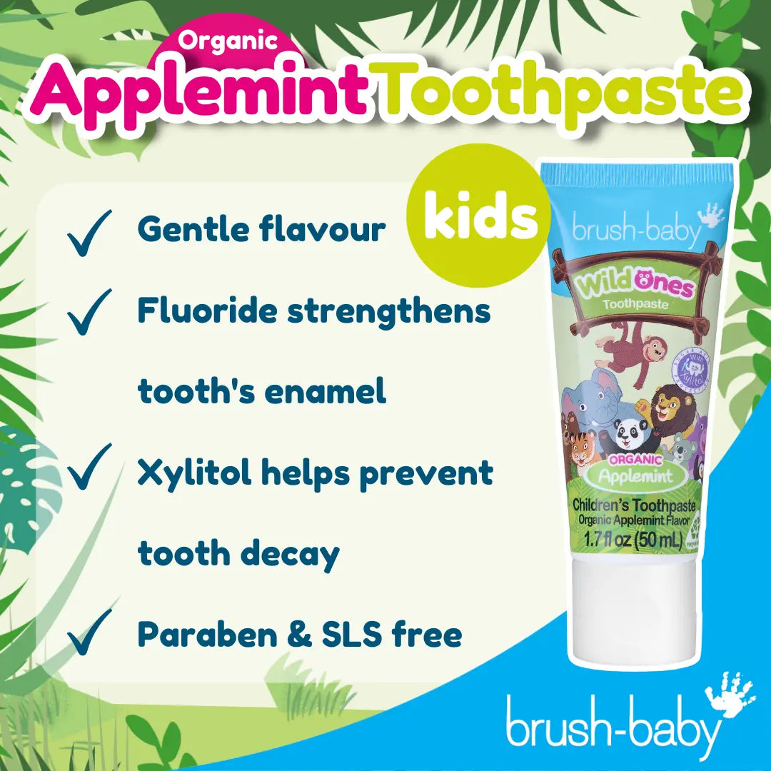 WildOnes Applemint Childrens Toothpaste