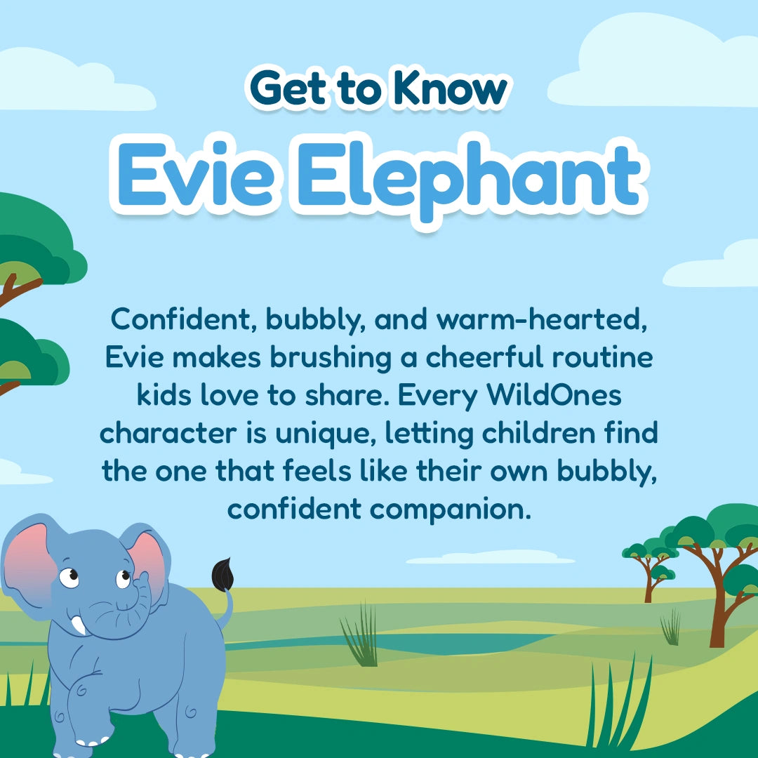 WildOnes™ Elephant Kids Electric Rechargeable Toothbrush