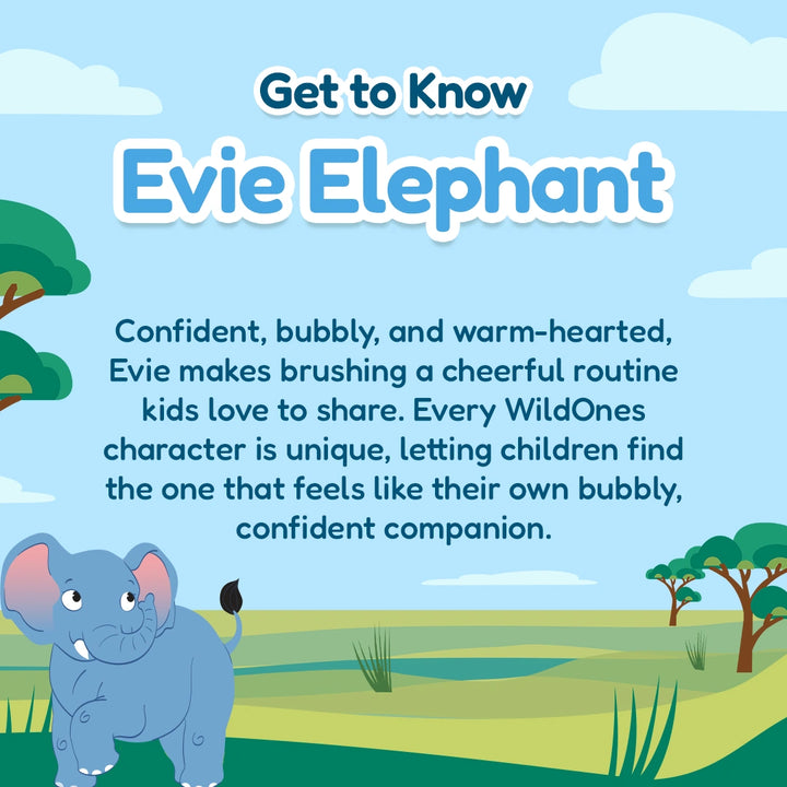 WildOnes™ Elephant Kids Electric Rechargeable Toothbrush