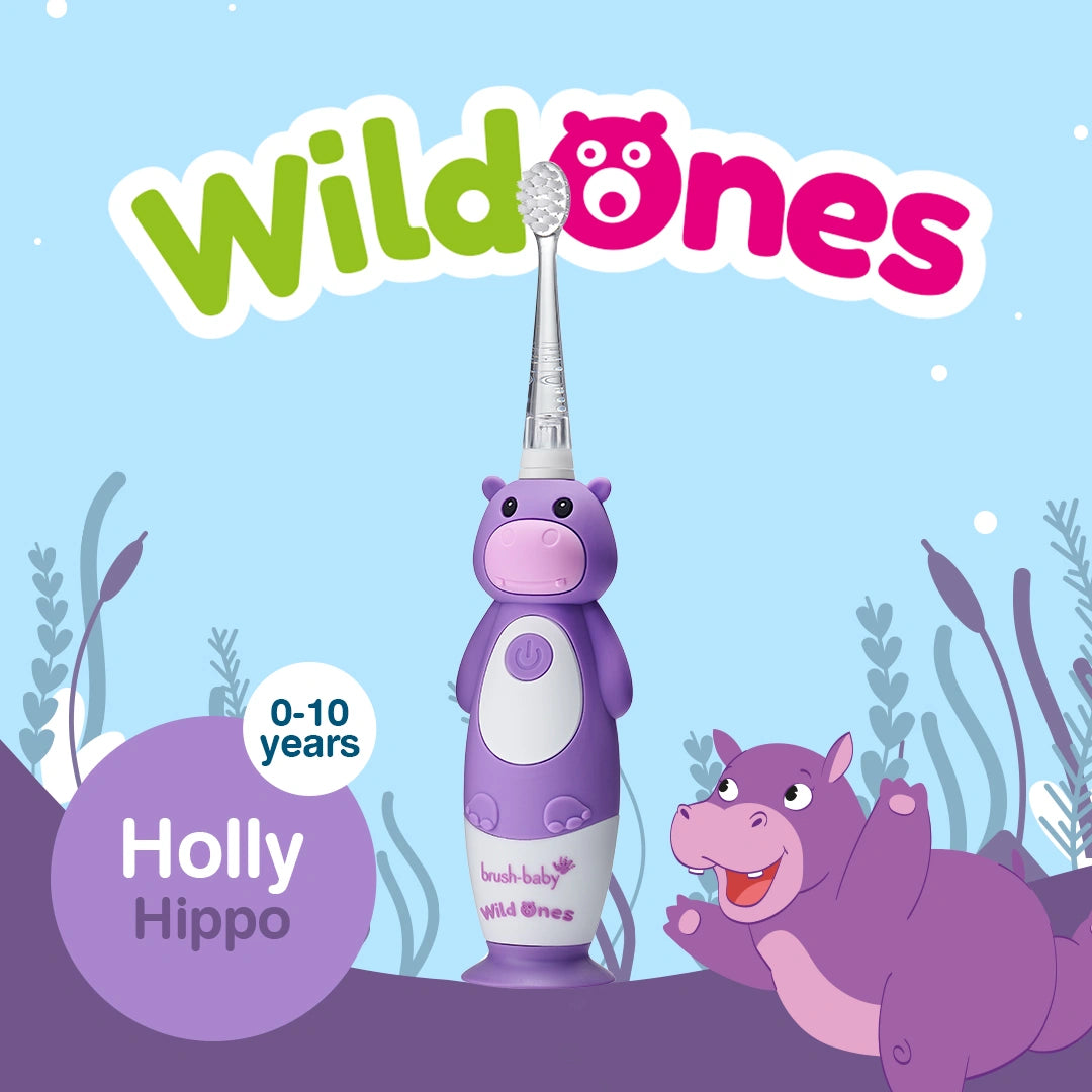 WildOnes™ Hippo Kids Electric Rechargeable Toothbrush
