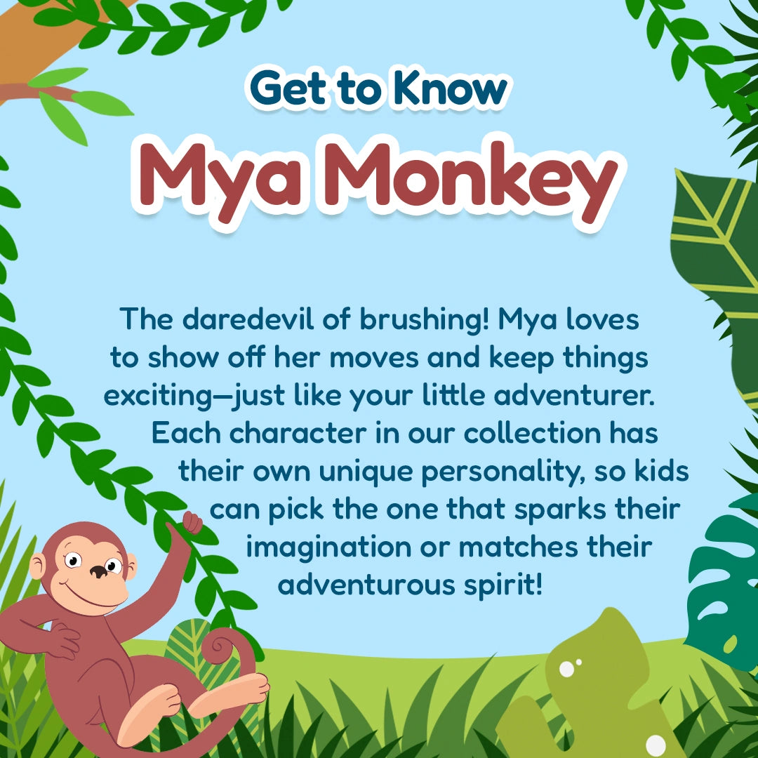 WildOnes™ Monkey Kids Electric Rechargeable Toothbrush