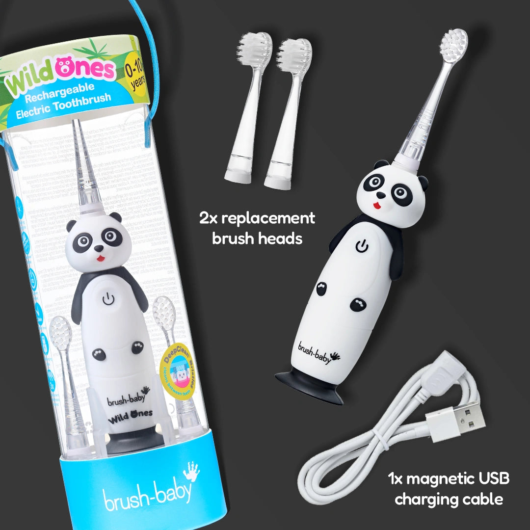 WildOnes™ Panda Kids Electric Rechargeable Toothbrush