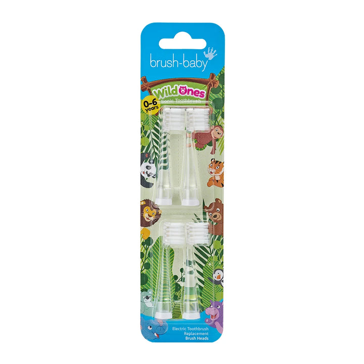 WildOnes™ Replacement Kids Electric Toothbrush Heads (4 Pack)