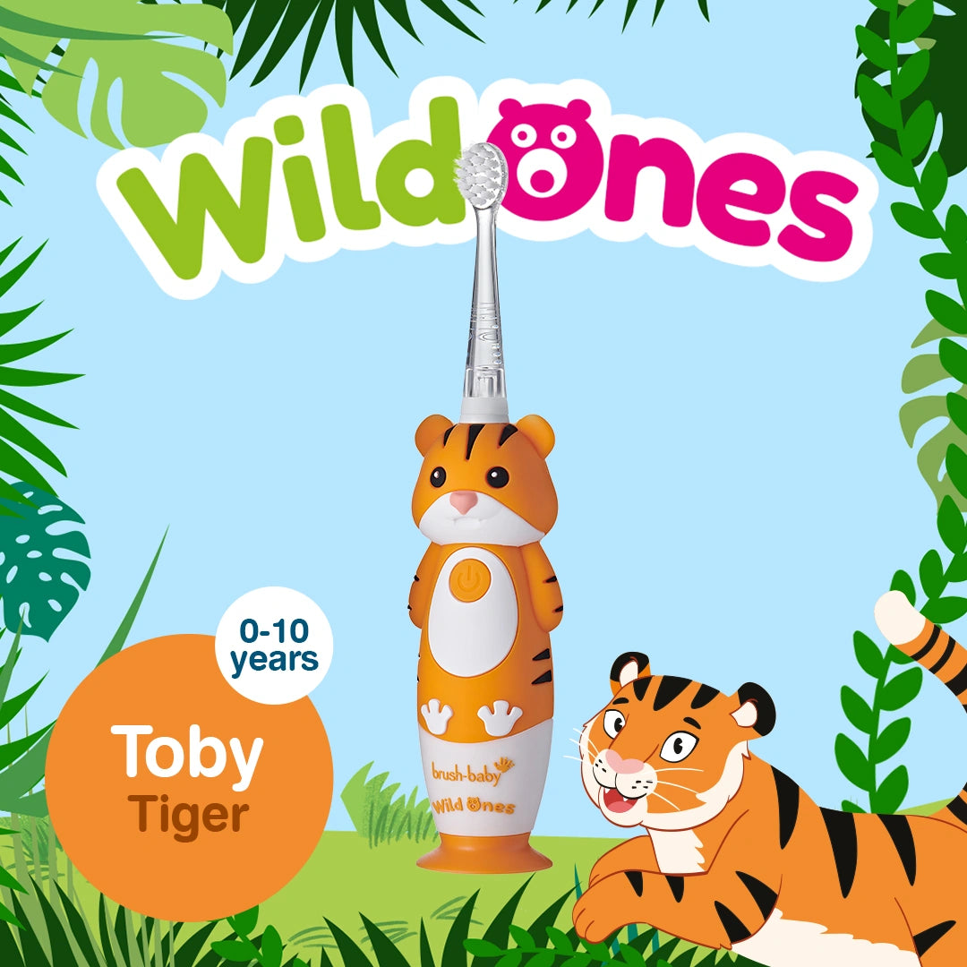WildOnes™ Tiger Kids Electric Rechargeable Toothbrush