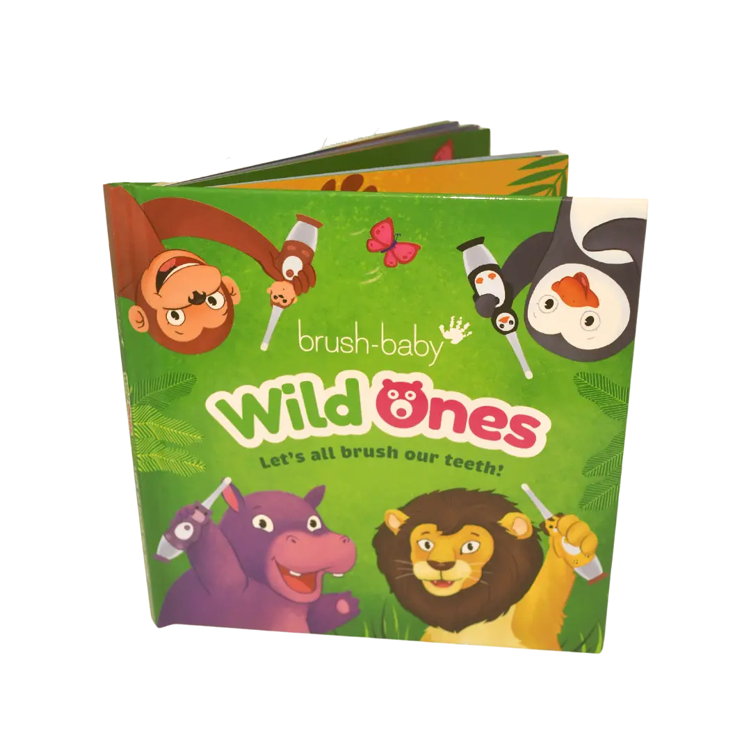 LIMITED EDITION: WildOnes™ Tiger Rechargeable Kids Toothbrush + Book Gift Set