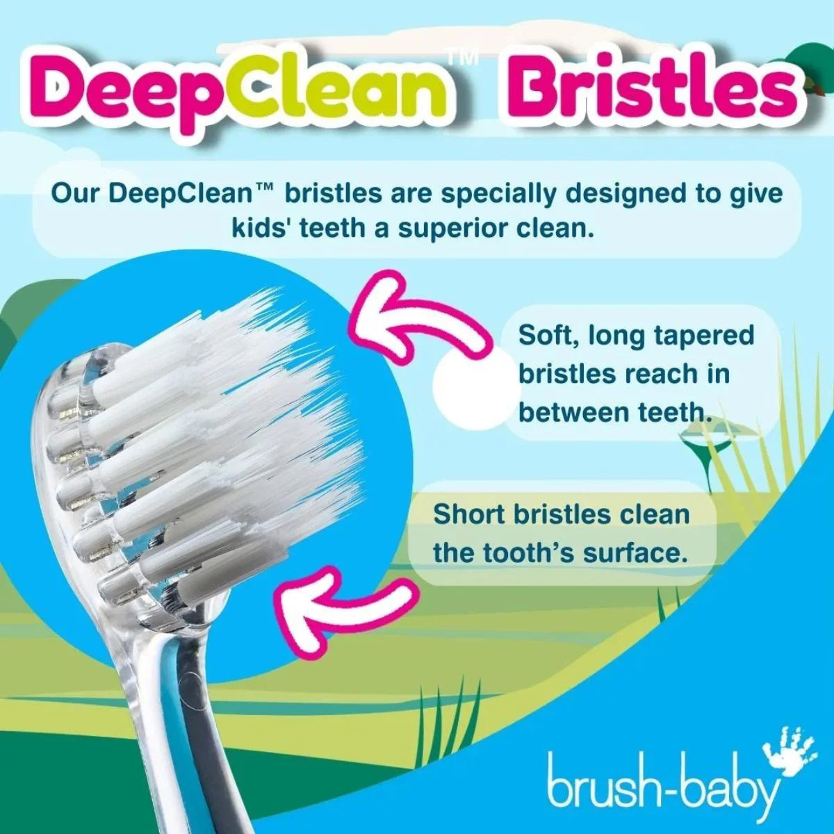 brushbaby WildOnes Elephant Kids Electric Rechargeable Toothbrush with deep clean bristles toothbrush