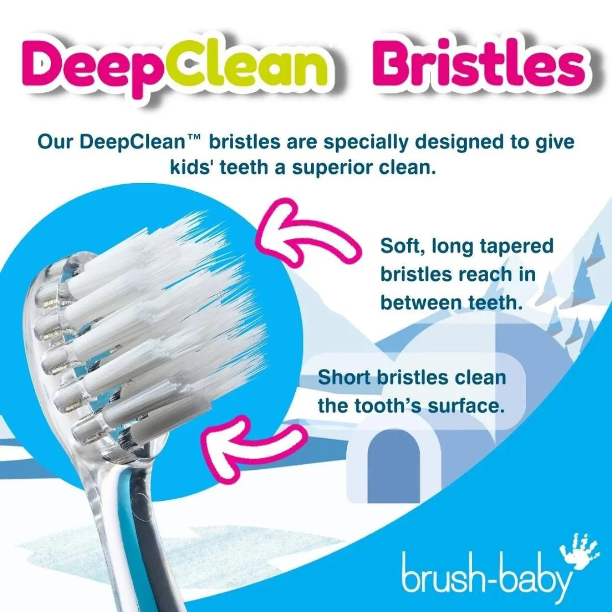 BrushBaby WildOnes Penguin Kids Electric Rechargeable bristles Toothbrush