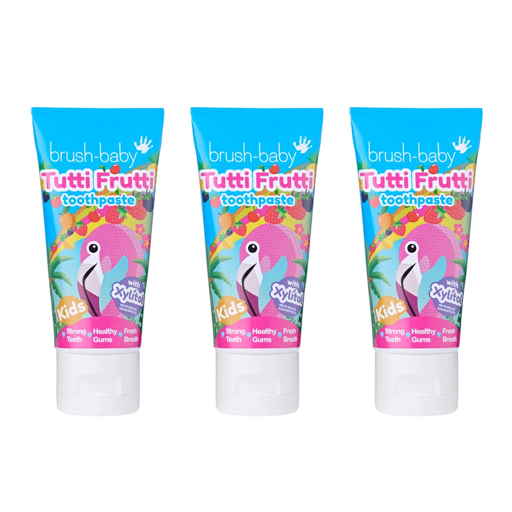 Tutti Frutti Flamingo Kids Toothpaste - 3 Pack